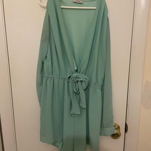 Teal romper